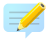 Edit pencil sms writing message blog