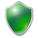 Shield antivirus protection green