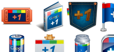 Google +1 icons