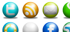 Social Ball icons